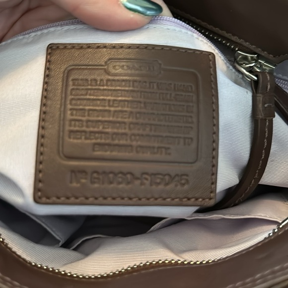 Coach Brown Leather Shoulder Soho   Bag Matching Wallet - Picture 7 of 10